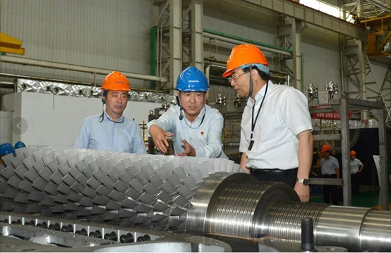 胡清静书记来访尊龙凯时并举行勉励